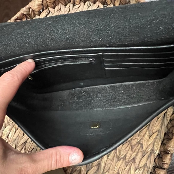 AUTH Vintage 1997 Coach Black Turn Lock Clutch 9832 - Picture 8 of 11
